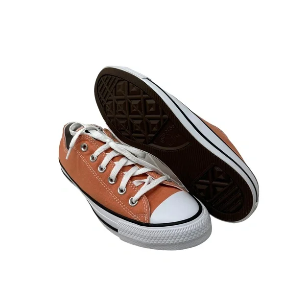 Converse Chuck Taylor Low Top Shoes Skate Peach Canvas Women's Size A02175C-WBP - Picture 3 of 10